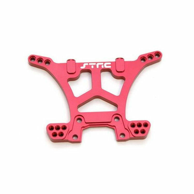 Image of HD Red Alloy Rear Shock Tower STRST6830B fits Traxxas Slash 4x4 