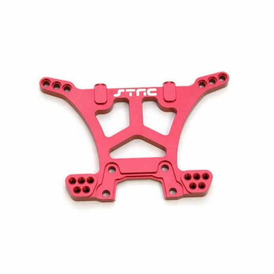 Image of HD Red Alloy Rear Shock Tower STRST6830B fits Traxxas Slash 4x4 