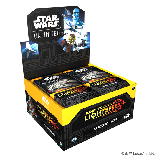 Star Wars: Unlimited Â Jump to Lightspeed: Booster Display