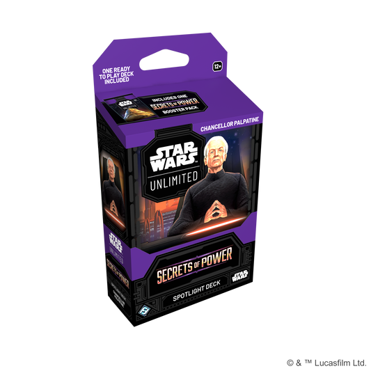Star Wars: Unlimited - Secrets of Power: Spotlight Deck Chancellor Palpatine