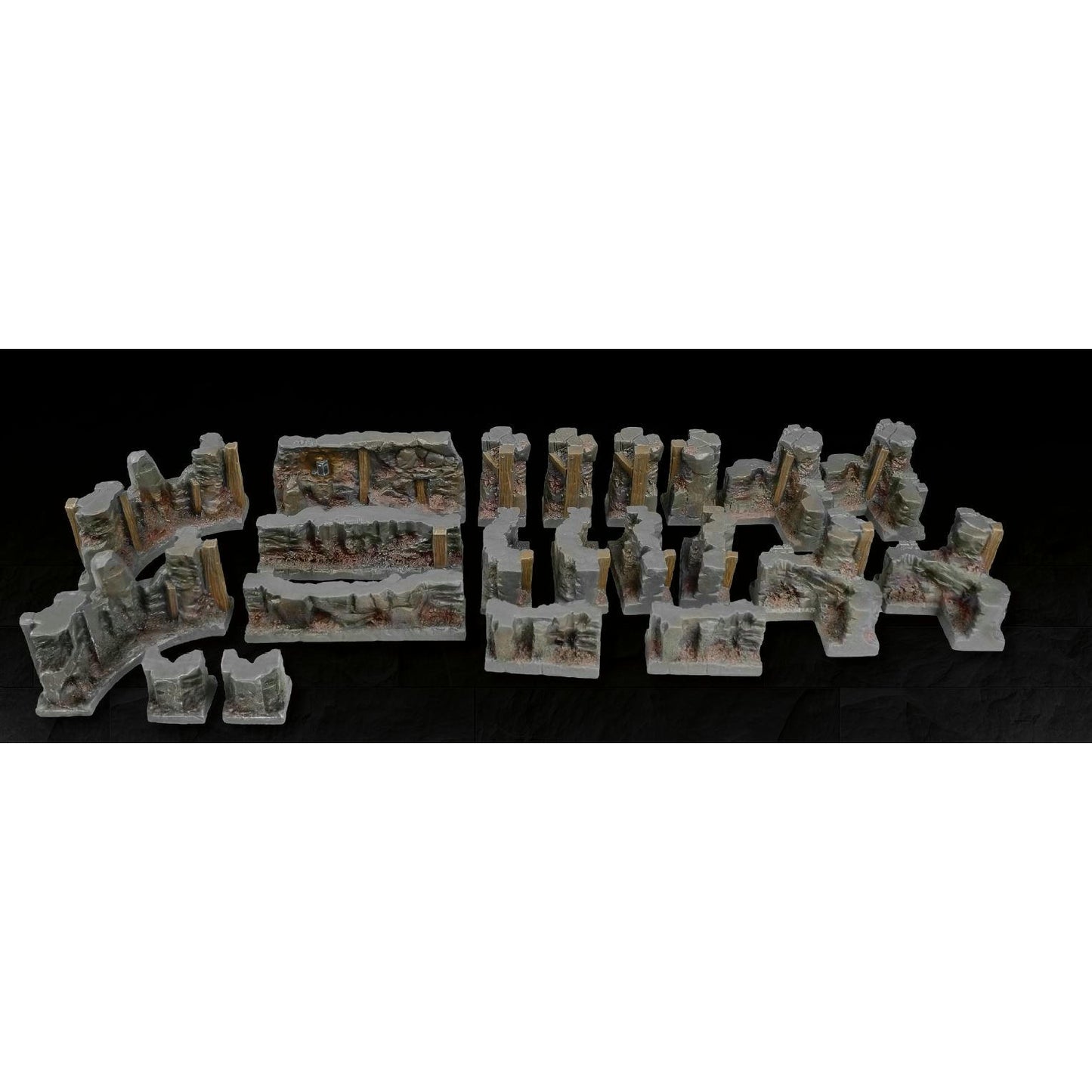 Secret Weapon Miniatures Caverns and Mines - Wall Set