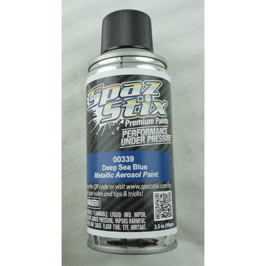 Image of Spaz-Stix Deep Blue Sea Metallic Aerosol Polycarbonate Spray Paint SZX00339