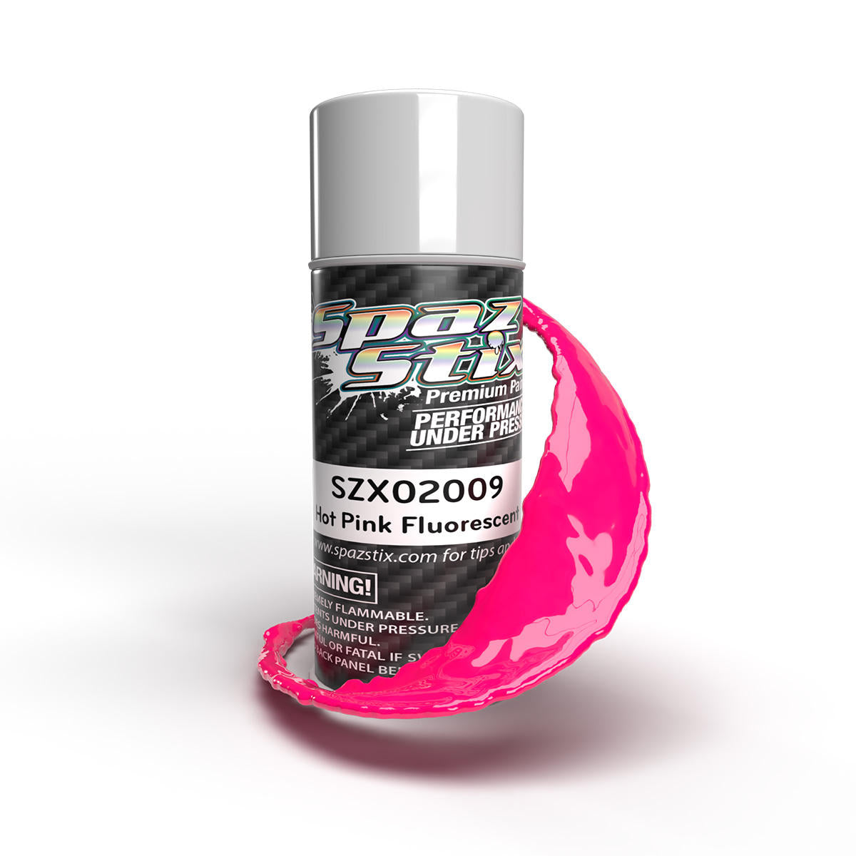 Image of Hot Pink Fluorescent Aerosol Paint, 3.5oz Can