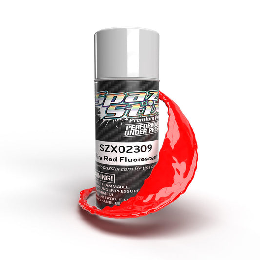 Image of Fire Red Fluorescent Aerosol Paint, 3.5oz Can