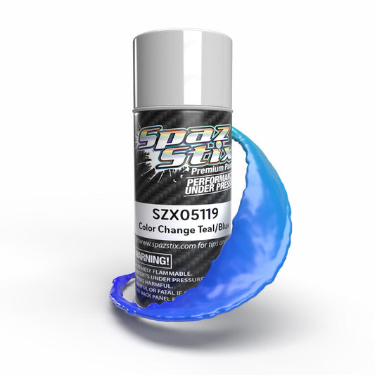 Image of Color Change Aerosol Paint, Teal/Blue, 3.5oz Can