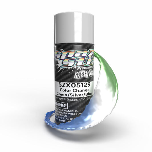 Image of Color Change Aerosol Paint, Green/Silver/Blue, 3.5oz Can
