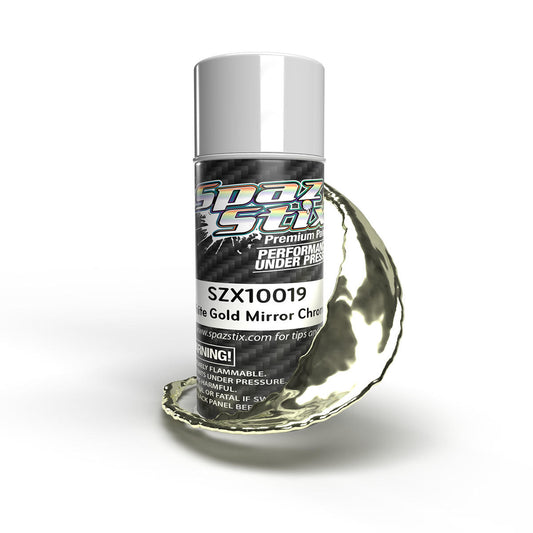Image of White Gold Mirror Chrome Aerosol Paint, 3.5oz Can