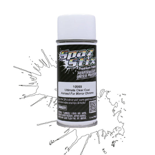 Image of Spaz-Stix Ultimate Clear Coat Aerosol Spray Paint for Mirror Chrome 10909