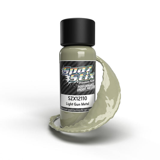 Image of Light Gunmetal Airbrush Ready Paint, 2oz Bottle