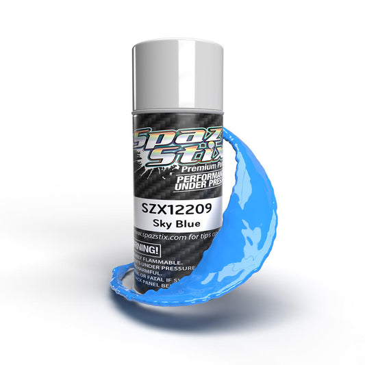 Image of Solid Sky Blue Aerosol Paint, 3.5oz Can