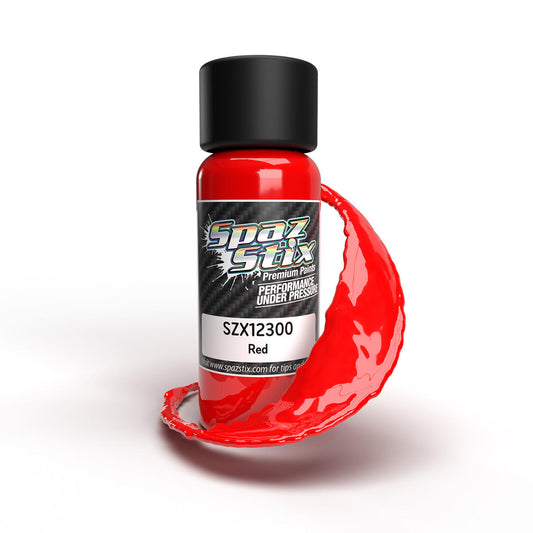 Image of Solid Red Airbrush Ready Paint, 2oz Bottle