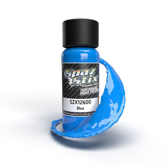 Image of Solid Blue Airbrush Ready Paint, 2oz Bottle