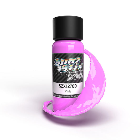 Image of Solid Pink Airbrush Ready Paint, 2oz Bottle