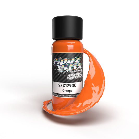 Image of Solid Orange Airbrush Ready Paint, 2oz Bottle