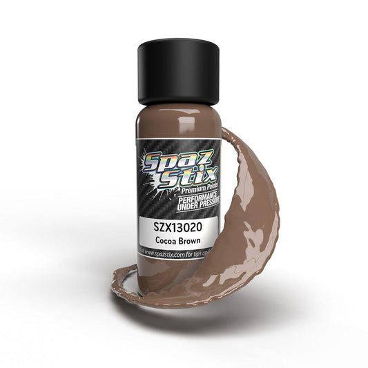 Image of Cocoa Brown Airbrush Ready Paint, 2oz Bottle
