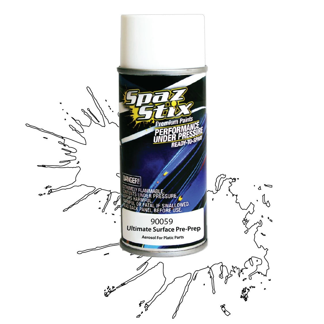 Image of Spaz-Stix Lexan Body/Plastic Surface Prep Spray SZX90059