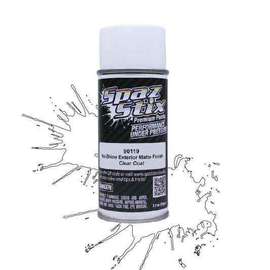 Image of Spaz-Stix No-Shine Exterior Matte Finish Lexan Aerosol Paint Spray 3.5oz Can