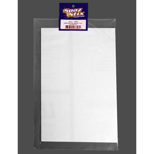 Image of .030 Clear Poly Sheet 8.5x11