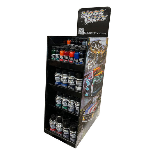 Image of Counter Top Display Holds 36 Airbrush & 36 Aerosol Cans