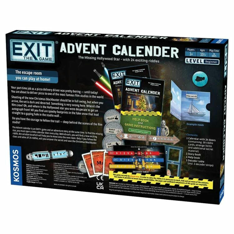 Image of Exit The Game: Advent Calendar The Missing Hollywood Star Escape Room Game