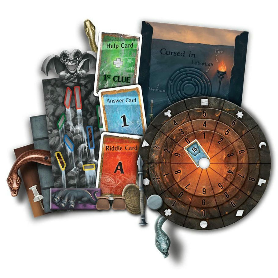 Image of Exit The Game: The Cursed Labyrinth Escape Room Game TAK692860 2/5 Difficult