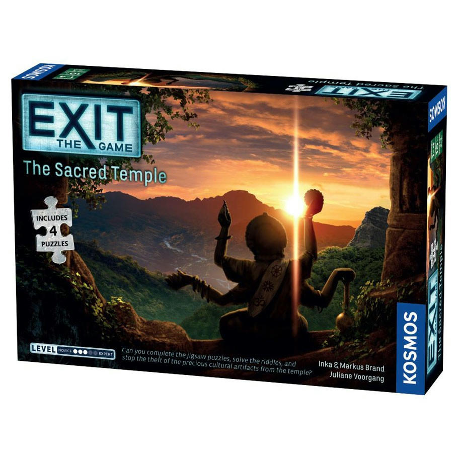 Image of Exit The Game: The Sacred Temple Escape Room Game + Puzzle TAK692877