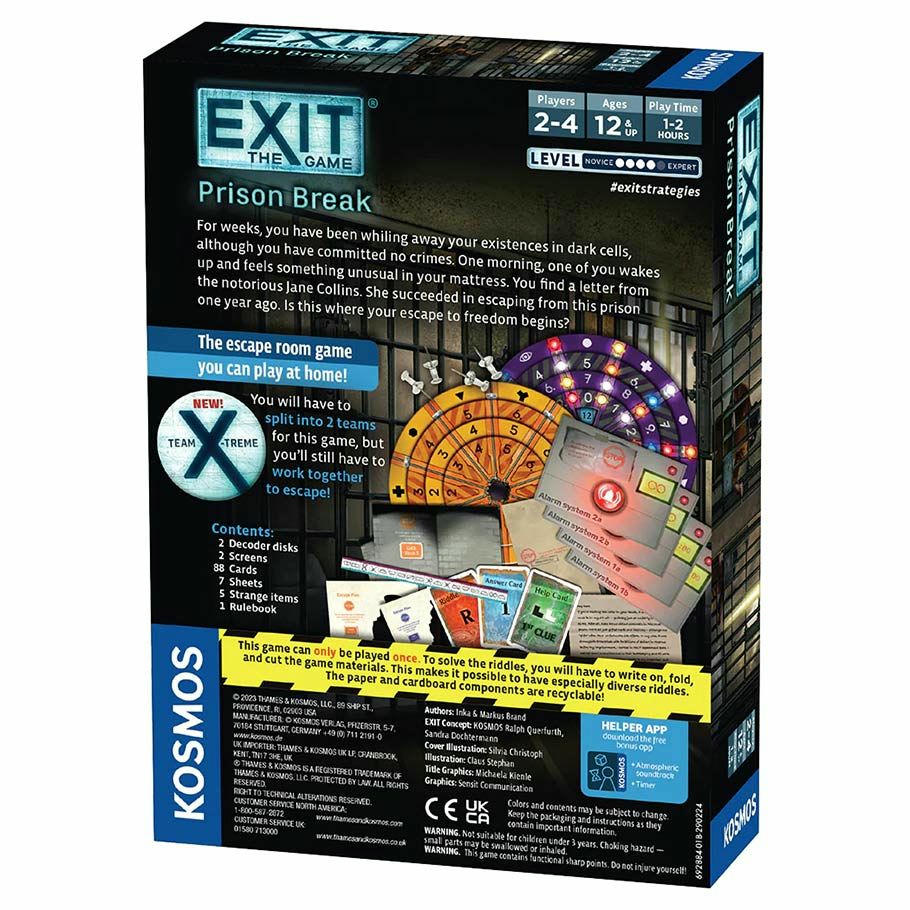 Image of Exit The Game: Prison Break Escape Room Game TAK692884 Lvl4