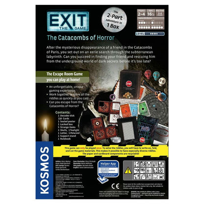 Image of Exit The Game: The Catacombs of Horror Escape Room Game by Kosmos TAK694289