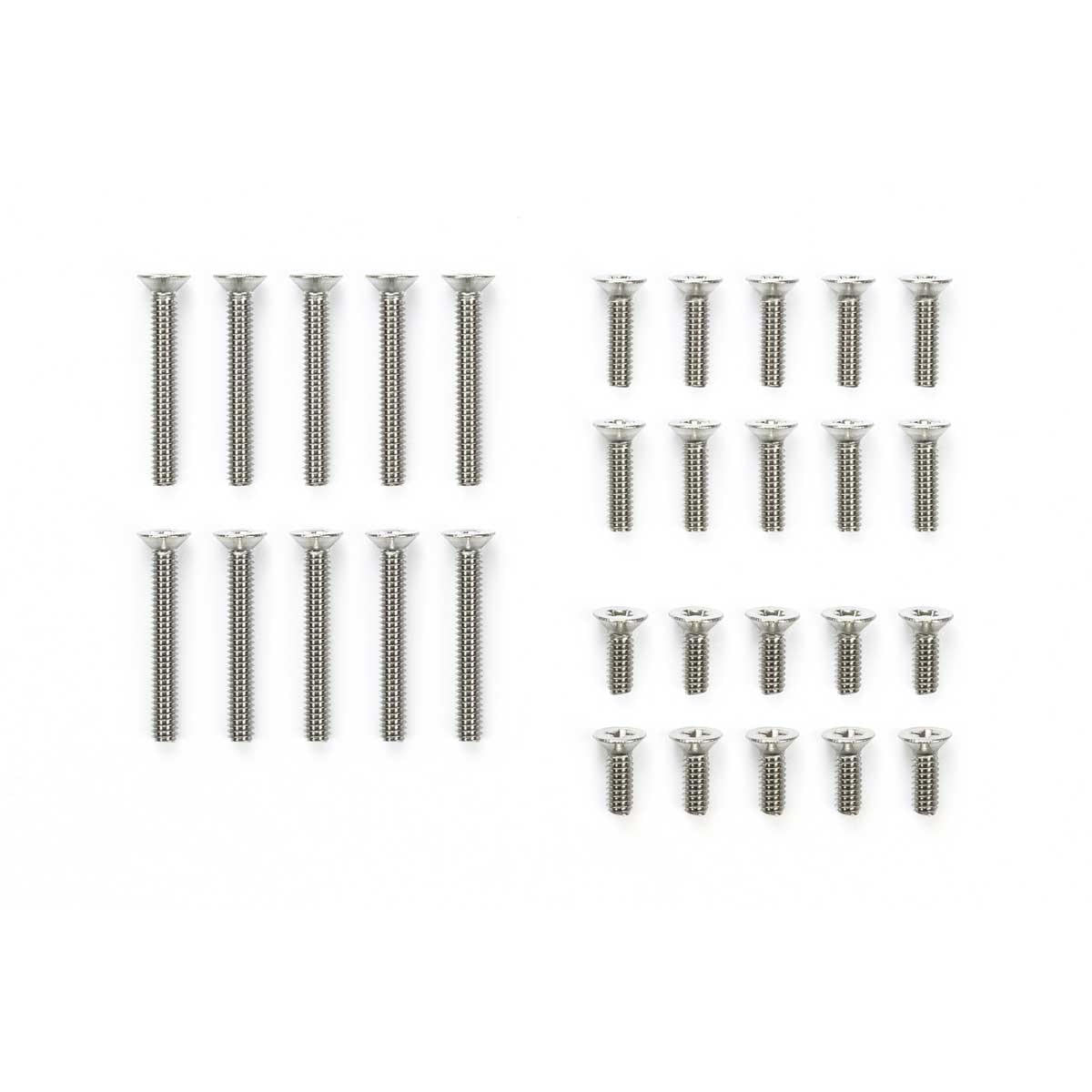 Image of JR Countersunk Screw Set, Stainless Steel (6/8/15mm)