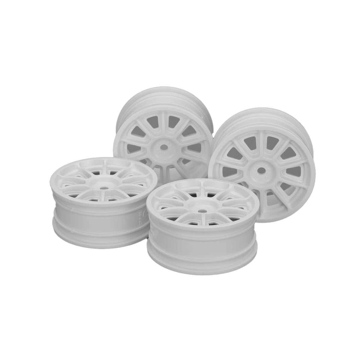 Image of TH 10-Spoke Wheels, White, 24mm Width, Offset 0