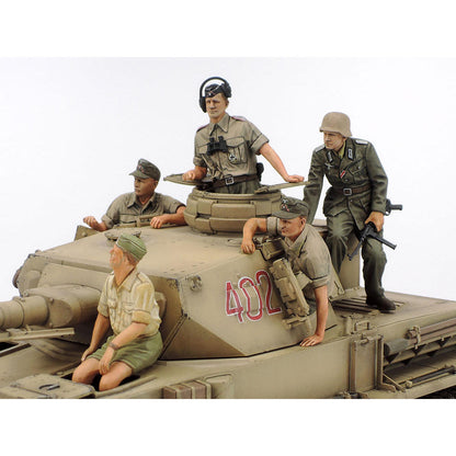 Image of 1/35 German Tank Panzer IV Ausf.F & Motorcycle Model Set