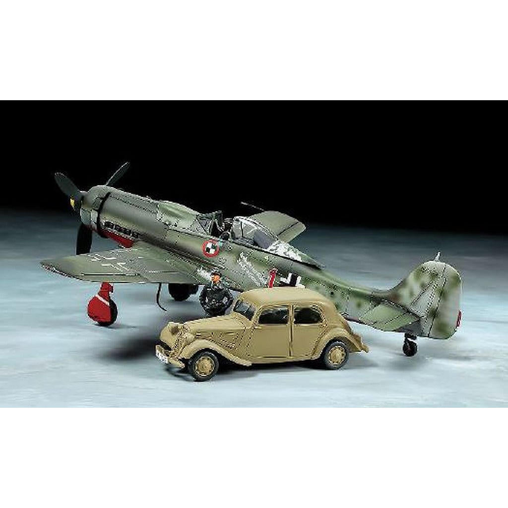 Image of 1/48 Focke-Wulf Fw190 D-9 JV44 & Citroen Traction 11CV Staff