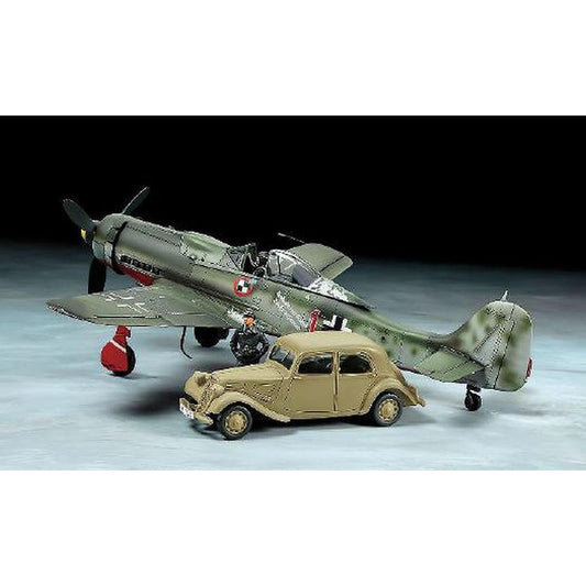 Image of 1/48 Focke-Wulf Fw190 D-9 JV44 & Citroen Traction 11CV Staff