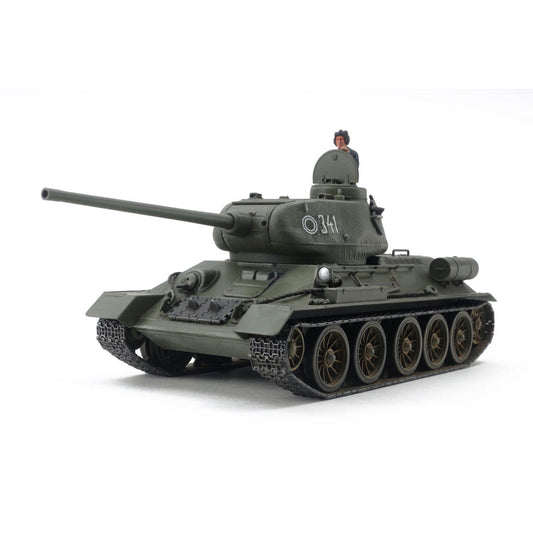 Image of 1/48 Russian Med Tank T34/85 Plastic Model Kit