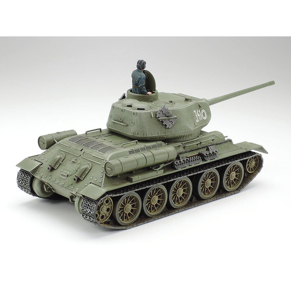 Image of 1/48 Russian Med Tank T34/85 Plastic Model Kit