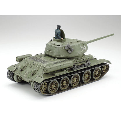 Image of 1/48 Russian Med Tank T34/85 Plastic Model Kit