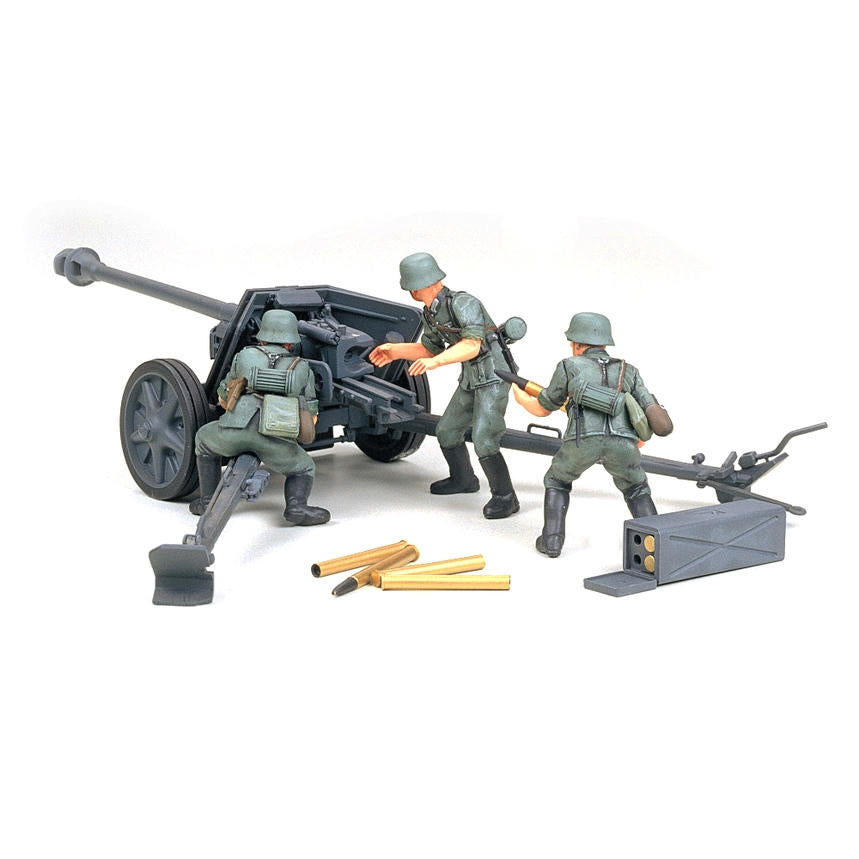 Image of 1/35 German 75mm Anti Tank Gun Plastic Model Kit