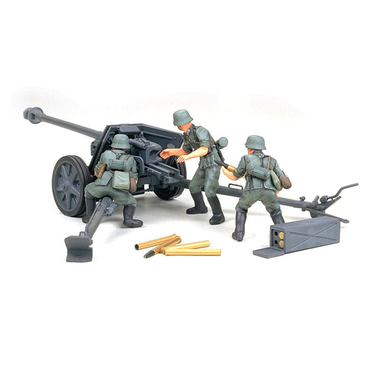 Image of 1/35 German 75mm Anti Tank Gun Plastic Model Kit