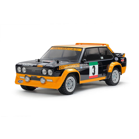 Image of R/C Fiat 131 Abarth Rally MF-01X Olio Fiat Painted Body