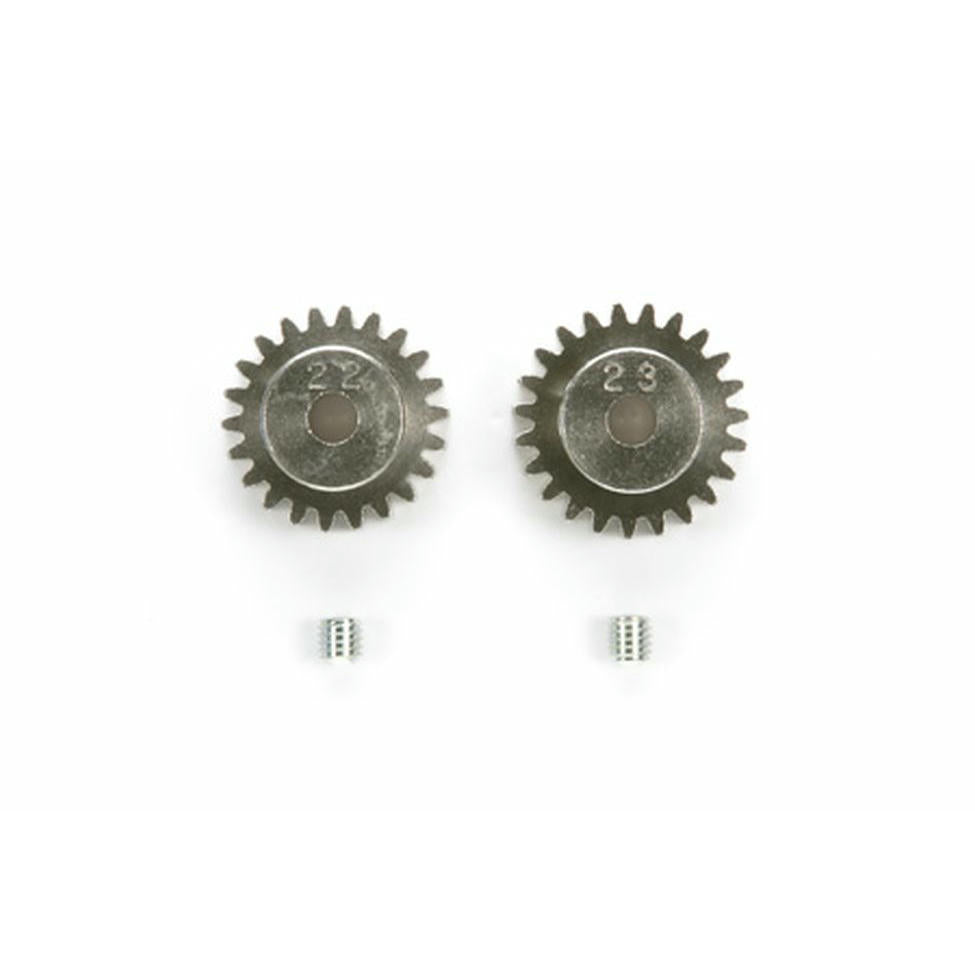 Image of Tamiya 22T, 23T Metric Pinion Gear Set TAM50357 (3.2mm bore)