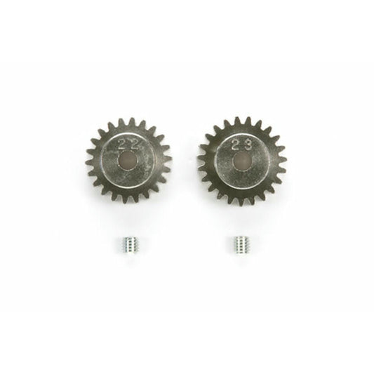 Image of Tamiya 22T, 23T Metric Pinion Gear Set TAM50357 (3.2mm bore)