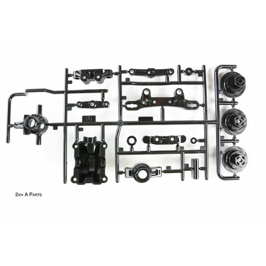 Image of Tamiya TT-02 TT02 Chassis Car A Parts Set (Uprights) TAM51527