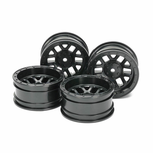 Image of Tamiya CC-02 Rock Crawler 26mm +6mm Offset Wheels (4pcs) TAM51686