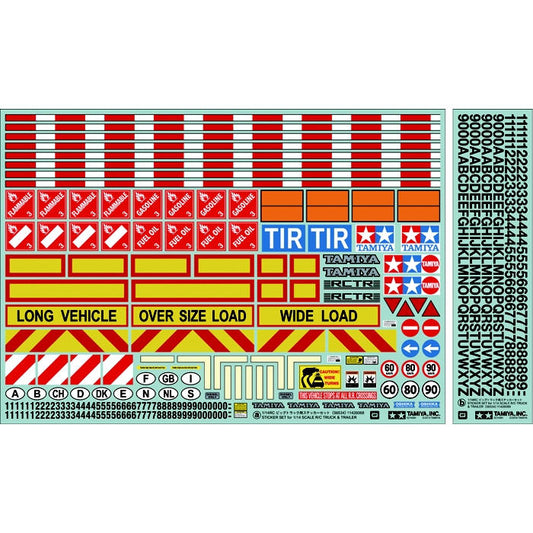 Image of RC Sticker Set 1/15 Scale