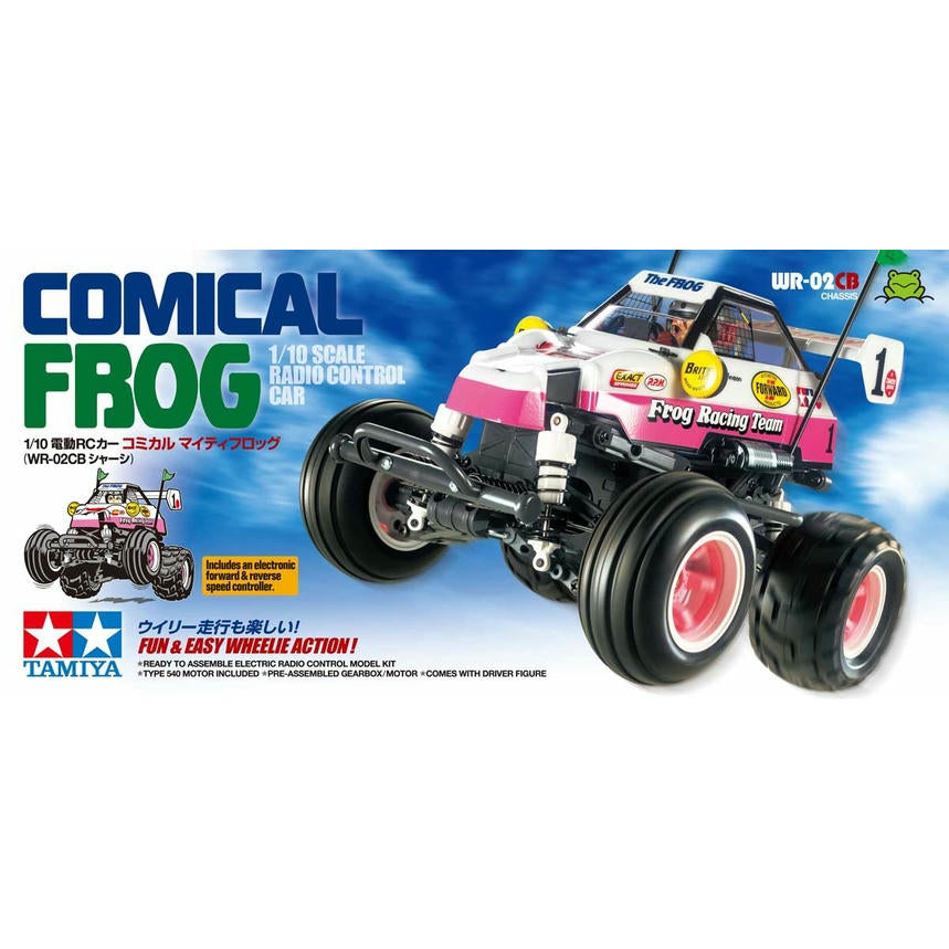 TAMIYA America, Inc 1/10 Comical Frog WR-02CB 2WD Buggy Kit, TAM58673
