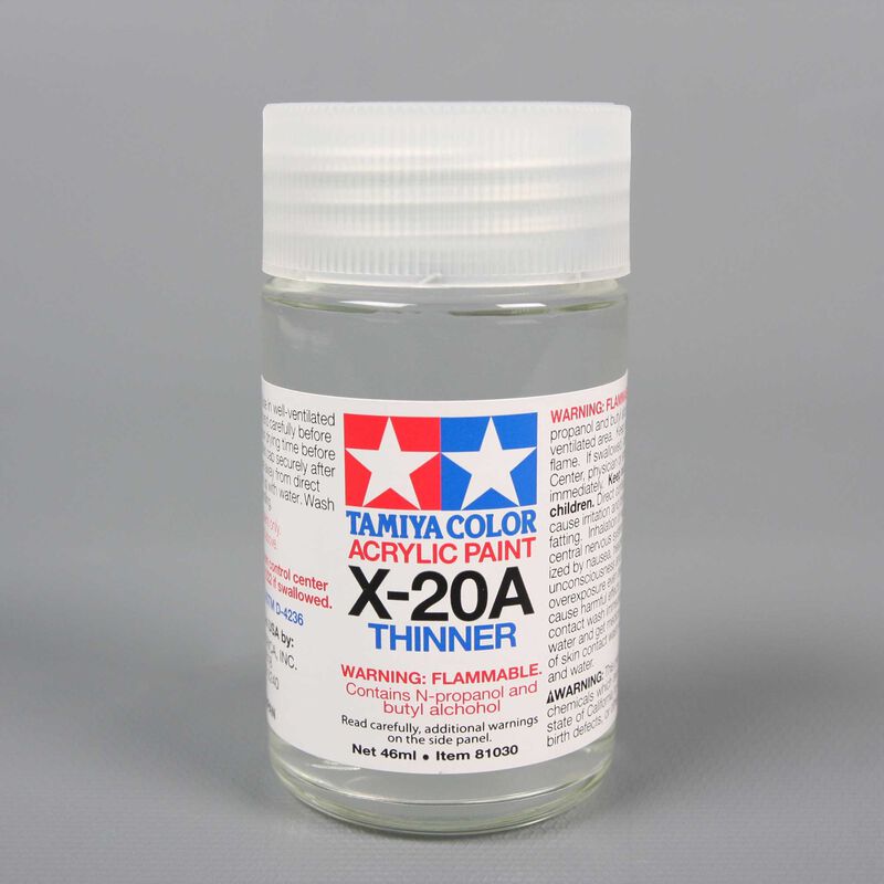 Acrylic/Poly Paint Thinner, X-20A, 46ml