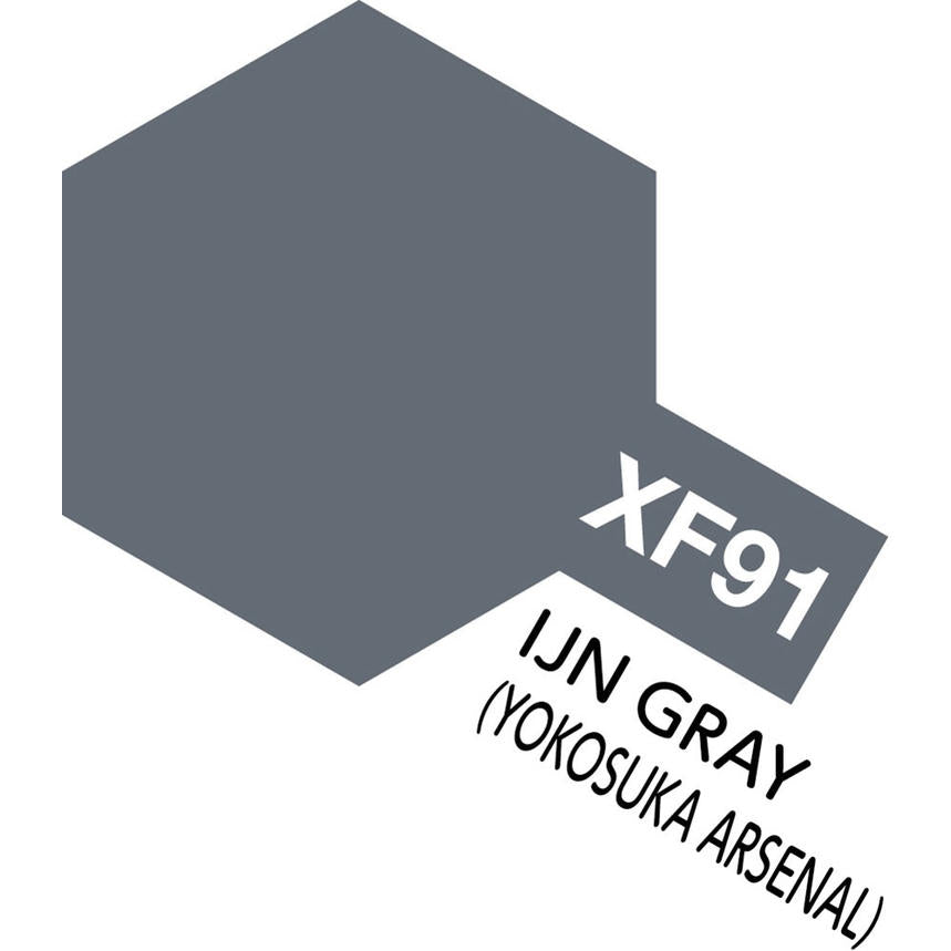 Image of Acrylic Mini XF-91 IJN Gray Paint, 10ml Bottle