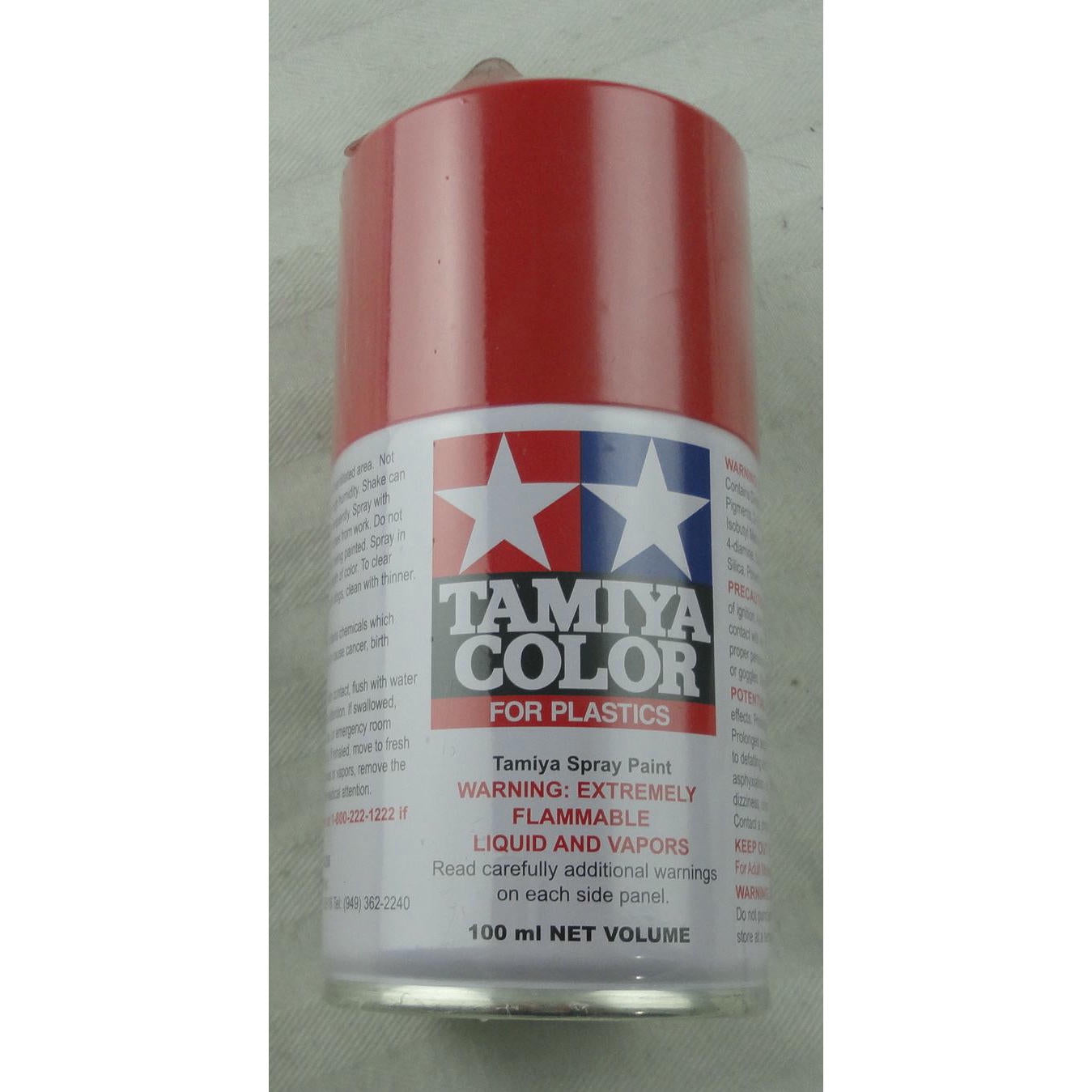 Image of Tamiya TS-08 Italian Red Lacquer Model Paint 100ml Aerosol Spray Can 85008