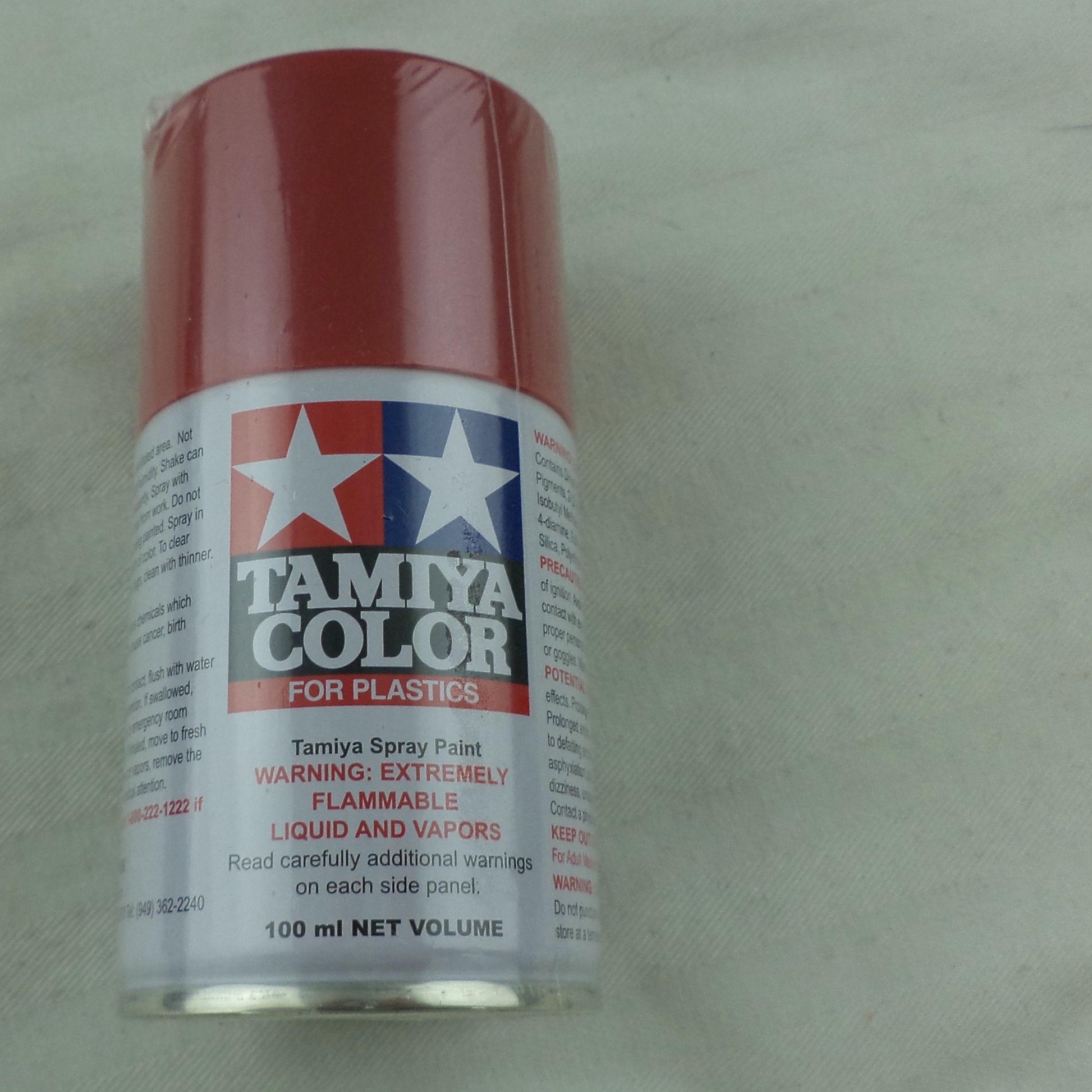 Image of Tamiya TS-95 Pure Metallic Red Lacquer Model Paint 100ml Aerosol Spray Can 85095