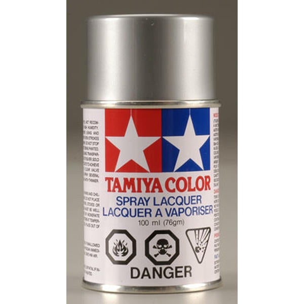 Image of Tamiya PS-12 Silver Polycarbonate/Lexan Spray Paint 3 oz TAM86012